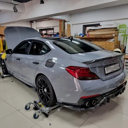 제네시스 G70 LB필름 전체랩핑