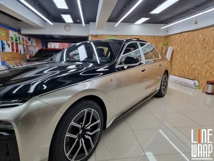 [광진구랩핑] BMW 7시리즈 듀오톤 투톤 고광택 랩핑