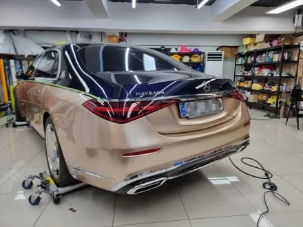 [광진구랩핑] 벤츠 S580마이바흐 투톤랩핑 듀오톤랩핑