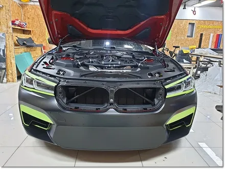bmw m5 사틴블랙 전체랩핑 전체ppf 카본루프ppf 카본ppf 생활보호ppf 무광ppf 그릴랩핑 윈도우크롬랩핑 크롬죽이기 B필러PPF C필러PPF 라이트PPF 사이드미러PPF
