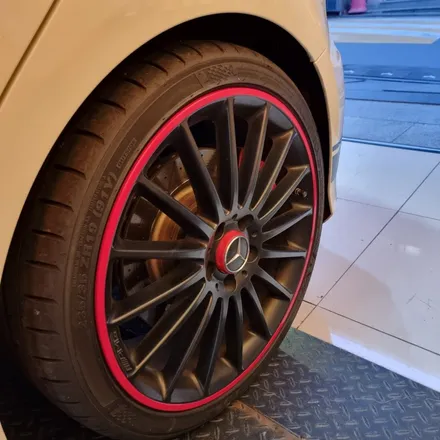 A45 AMG 포인트 랩핑 휠테두리랩핑까지!?