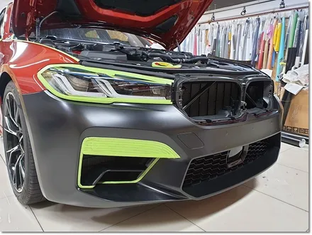 bmw m5 사틴블랙 전체랩핑 전체ppf 카본루프ppf 카본ppf 생활보호ppf 무광ppf 그릴랩핑 윈도우크롬랩핑 크롬죽이기 B필러PPF C필러PPF 라이트PPF 사이드미러PPF