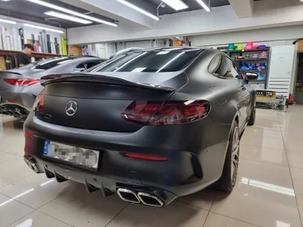 [광진구컬러PPF] 벤츠 C63AMG 사틴블랙 컬러PPF