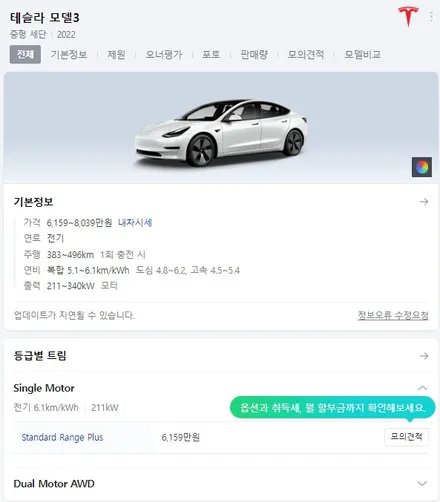 [테슬라 모델3]크롬죽이기 랩핑+포인트랩핑