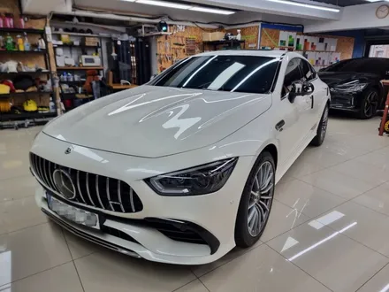 벤츠 AMG GT43 루프블랙PPF 앞뒤하다크롬랩핑 윈도우크롬랩핑 사이드미러랩핑