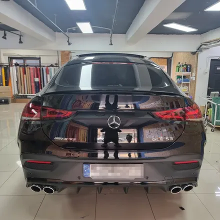 벤츠의 고성능 SUV GLE53AMG쿠페! 크롬죽이기 올블랙만들기