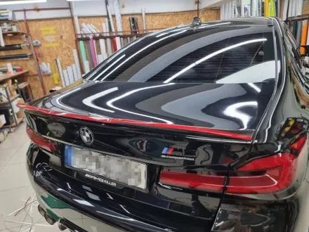 BMW M5 뒷범퍼PPF 커스텀데칼 라인데칼 트론데칼