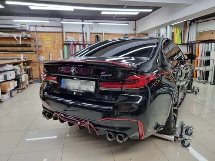 BMW M5 뒷범퍼PPF 커스텀데칼 라인데칼 트론데칼