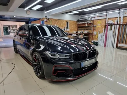 BMW M5 뒷범퍼PPF 커스텀데칼 라인데칼 트론데칼
