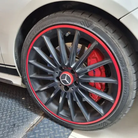A45 AMG 포인트 랩핑 휠테두리랩핑까지!?