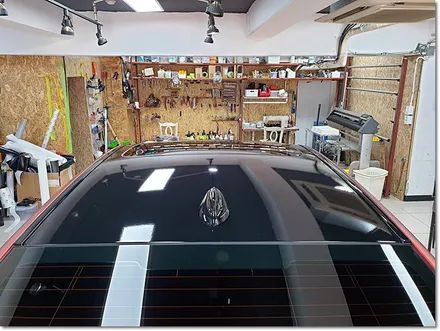BMW 530e 무광레드크롬 전체랩핑 무광크롬 크롬랩핑