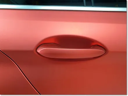 BMW 530e 무광레드크롬 전체랩핑 무광크롬 크롬랩핑
