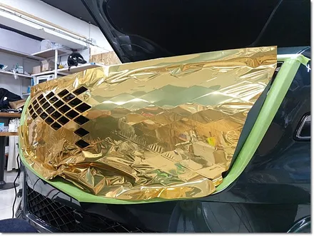 제네시스 GV80 크롬죽이기 골드크롬랩핑 그릴랩핑 루프렉랩핑 윈도우몰딩랩핑