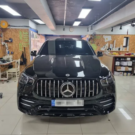 벤츠의 고성능 SUV GLE53AMG쿠페! 크롬죽이기 올블랙만들기