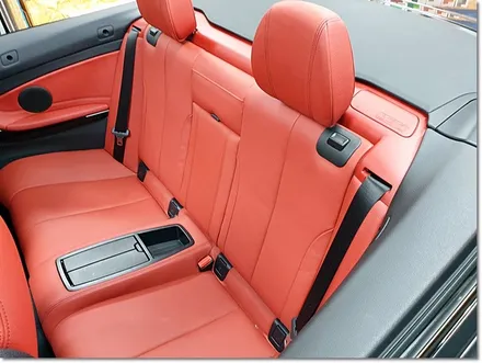 BMW 428i 실내랩핑 컬러안전벨트 시공기