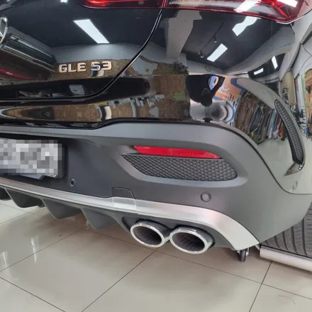 벤츠의 고성능 SUV GLE53AMG쿠페! 크롬죽이기 올블랙만들기
