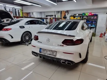 [광진구컬러PPF] 벤츠 C63AMG 사틴블랙 컬러PPF
