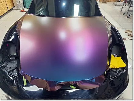 포르쉐 718 박스터 gts 카멜레온 전체랩핑