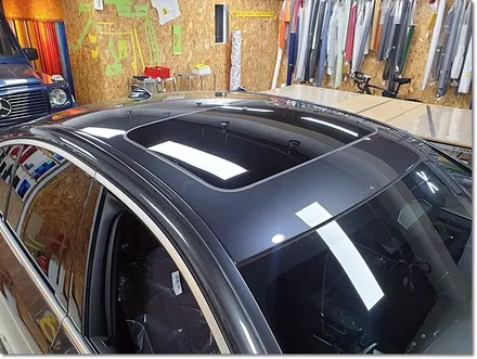 BMW 530e 무광레드크롬 전체랩핑 무광크롬 크롬랩핑