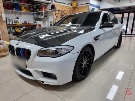 [BMW 550I]전체 랩핑 사틴블랙 랩핑
