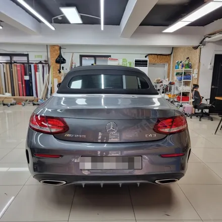 벤츠 C클래스 쿠페 운전석 앞뒤범퍼 앞휀다 뒷휀다 PPF시공(C43AMG)