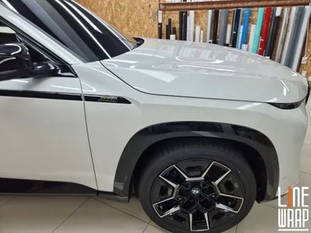 [광진구전체랩핑] BMW XM 리페어 사틴블랙 전체랩핑 XM레드포인트 랩핑
