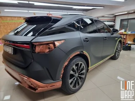 [전체랩핑] 2024 렉서스 RX 500h 리페어 무광블랙 전체랩핑