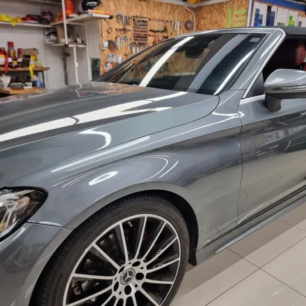 벤츠 C클래스 쿠페 운전석 앞뒤범퍼 앞휀다 뒷휀다 PPF시공(C43AMG)
