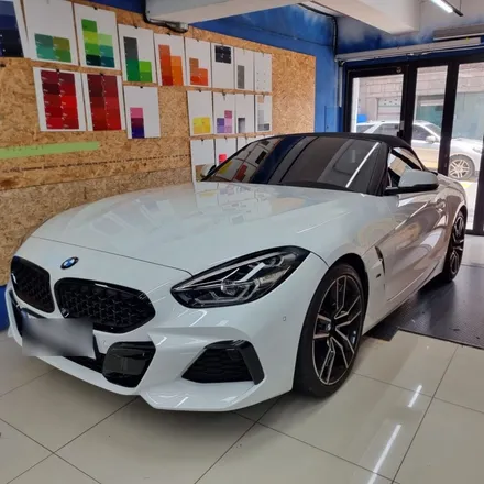 휠 색 바꾸기 새로운 휠 랩핑 BMW Z4휠랩핑