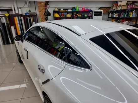 벤츠 AMG GT43 루프블랙PPF 앞뒤하다크롬랩핑 윈도우크롬랩핑 사이드미러랩핑