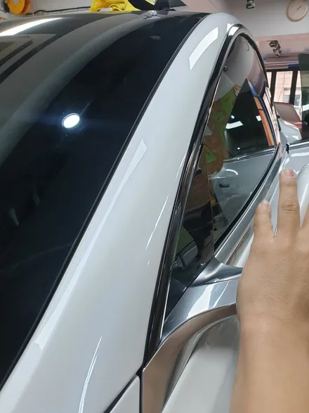 [테슬라 모델3]크롬죽이기 랩핑+포인트랩핑