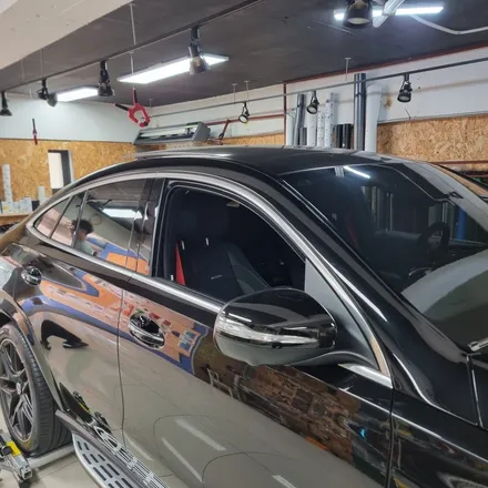 벤츠의 고성능 SUV GLE53AMG쿠페! 크롬죽이기 올블랙만들기