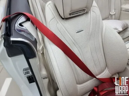 [컬러안전벨트] 벤츠 S63 카브리올레 레드컬러안전벨트교체