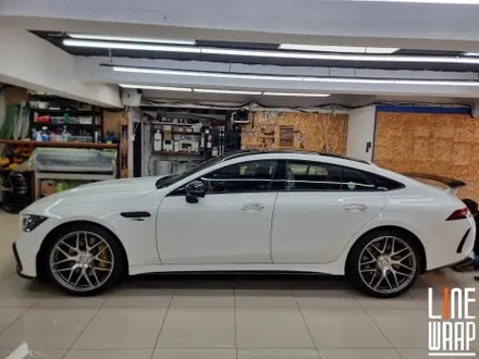 [전체랩핑] AMG GT43 리페어 사틴블랙 전체랩핑
