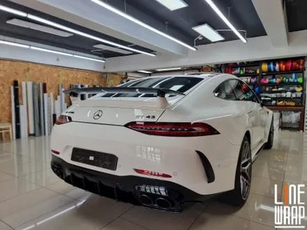 [전체랩핑] AMG GT43 리페어 사틴블랙 전체랩핑