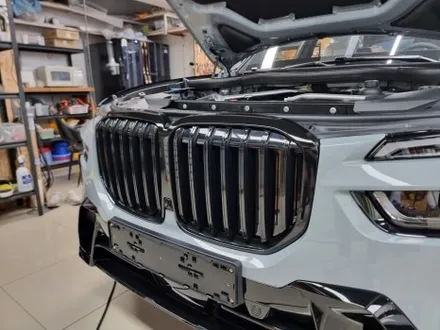[광진구랩핑] BMW X7 크롬죽이기 크롬딜리트 그릴랩핑