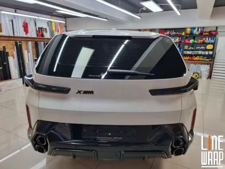 [광진구전체랩핑] BMW XM 리페어 사틴블랙 전체랩핑 XM레드포인트 랩핑
