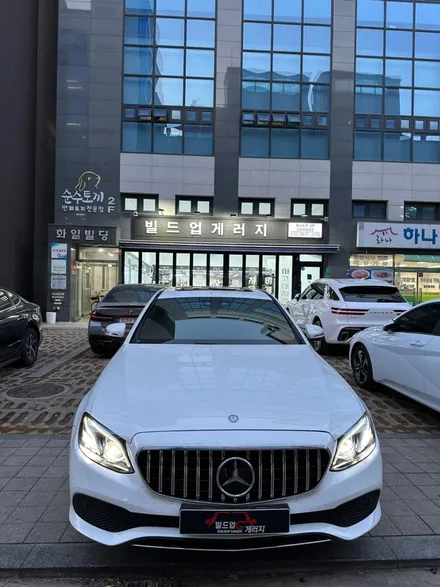 <부천 빌드업게러지 벤츠E클래스 그릴 교체 및 생활보호 패키지 부분 PPF 시공> / 경기 부천