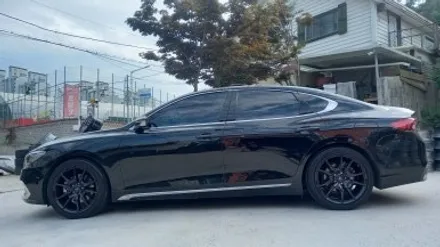 그랜져IG 차량 제네시스 G70 유광블랙 분체도장휠 19인치순정휠 장착후기 / 시흥시 대야동