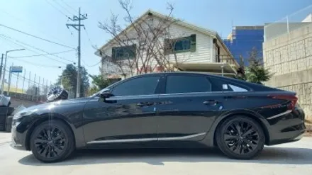 K8 차량 18인치순정휠 유광블랙 분체도장휠 장착후기 / 시흥시 대야동