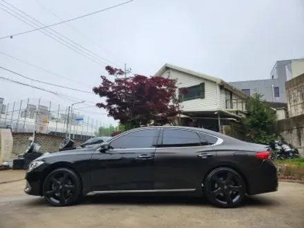 그랜져IG 차량 G80 RG3 20인치 전륜 프론트 동일옵셋휠 유광블랙 분체도장휠 20인치순정휠 장착후기 / 시흥시 대야동
