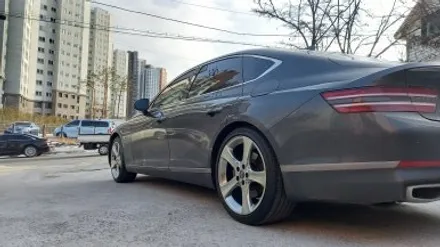 올뉴 제네시스 G80 RG3 20인치순정휠 휠복원 휠수리 휠도색 장착후기 / 시흥시 대야동