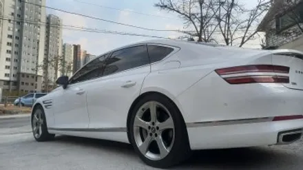 올뉴 제네시스 G80 RG3 20인치순정휠 휠복원 휠수리 휠도색 장착후기 / 시흥시 대야동
