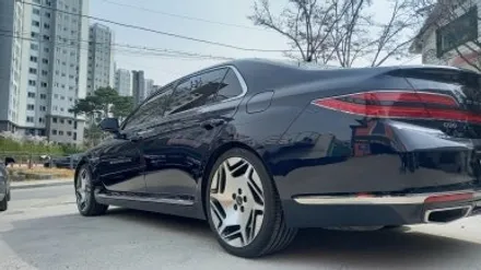 G90 차량 G90 RS4 신형 롱베이스 리무진 20인치순정휠 금호타이어 마제스티9 TA91 245 40 20 / 275 35 20 새제품 장착후기 / 시흥시 대야동