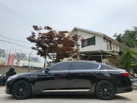 더뉴K9 K9 차량 유광블랙 분체도장 19인치순정휠 한국타이어 라우펜 새제품 245 45 19 / 275 40 19 장착후기 / 시흥시 대야동