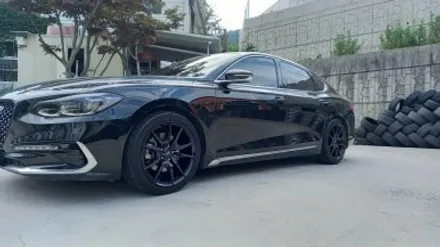 그랜져IG 차량 제네시스 G70 유광블랙 분체도장휠 19인치순정휠 장착후기 / 시흥시 대야동