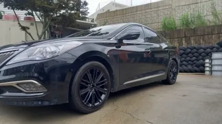 그랜져HG 차량 제네시스 G80 유광블랙 분체도장휠 18인치순정휠 장착후기 / 시흥시 대야동