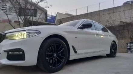BMW G30 5시리즈 662M 18인치순정휠 유광블랙 분체도장휠 장착후기 / 시흥시 대야동