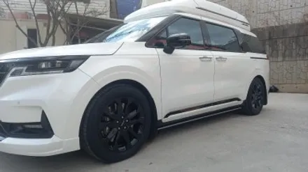 카니발 KA4 차량 유광블랙 분체도장휠 19인치순정휠 한국타이어 RA43 다이나프로 HPX 새제품 장착후기 / 시흥시 대야동