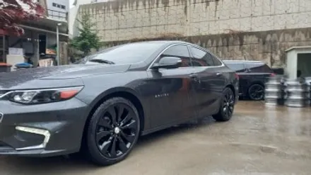올뉴말리부 차량 유광블랙 분체도장휠 19인치순정휠 장착후기 / 시흥시 대야동